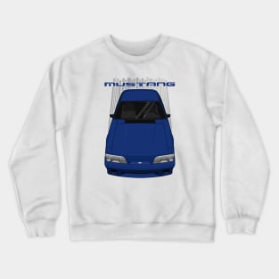 Mustang 1987 to 1993 Fox - Blue Crewneck Sweatshirt